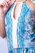 Botanical Skirt Set - Teal and Pink